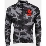 SWEEP CYKLISTICKÝ DRES CLASIC CYKLO-D067 S DLOUHÝM RUKÁVEM ŠEDÝ MASKÁČ Velikost: 3XL