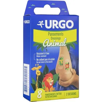 Náplast URGO TATTOO Animal Dětská náplast 8ks