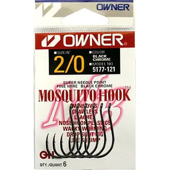 Rybářský háček Owner háčky Masquito hook 5177 Velikost: 4