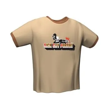 Pánské tričko T-SHIRT - GAMERSWEAR SickCity CZE Triko s krátkým rukávem S (5096)