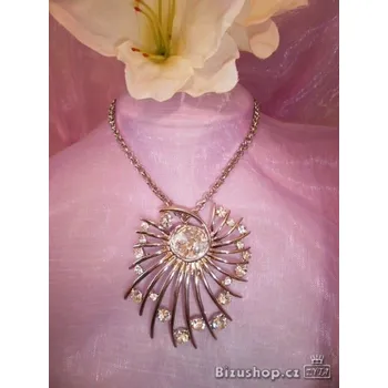 Náhrdelník Řetízek s přívěskem zdobený Českými skleněnými kameny