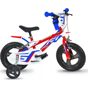 Dětské kolo Dino Bikes DB-812L 12" 2021 červené/modré/bílé