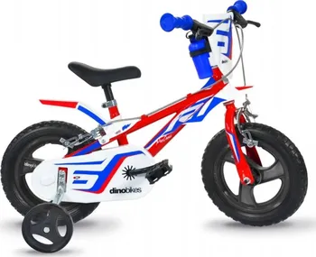 Dětské kolo Dino Bikes DB-812L 12" 2021 červené/modré/bílé