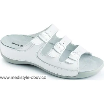 Dámská zdravotní obuv MEDISTYLE PAVLA LP-V11 pantofel bílý, bílá - 38