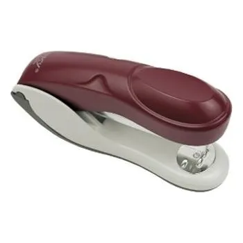 Sešívačka-2202 plastová, na 25 listů, vínová, hloubka hrdla 70mm