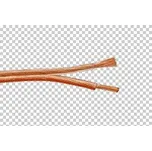 Goobay Kabel k reproduktorům, 2x1,5mm2, měď, trasparentní, 50m (15128)