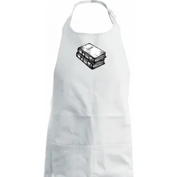 Kuchyňská zástěra Zákoník knihy - Dámská zástěra na vaření - Univerzální velikost ( Bílá )