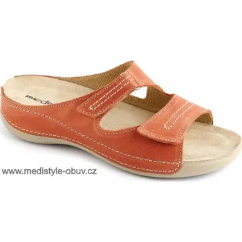 Dámská zdravotní obuv MEDISTYLE ŠÁRKA LŠ-V18 pantofel oranžový, oranžová - 37