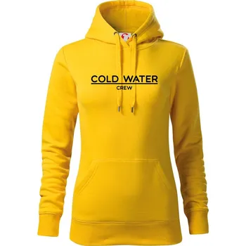Dámská mikina Cold water crew - Mikina dámská Cape s kapucí - XL ( Žlutá )
