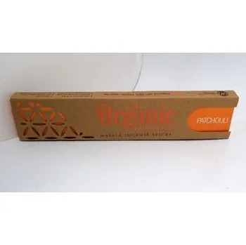 Vonná tyčinka Vonné tyčinky Pačuli Song of India Organic Goodness PATCHOULI