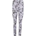 Vzorované dámské legíny Sinja, BLACK-WHITE, L/XL