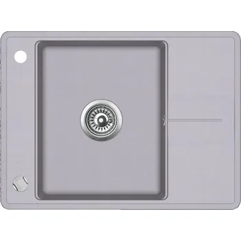 Granitový dřez Dřez hliníkově šedá LIVO 50 S-TQ