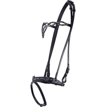 Věšák na sedlo a uzdečku QHP Uzdečka Icelandic QHP, frosti black COB