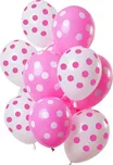 Folat Latexové balónky Dots Pink/White…
