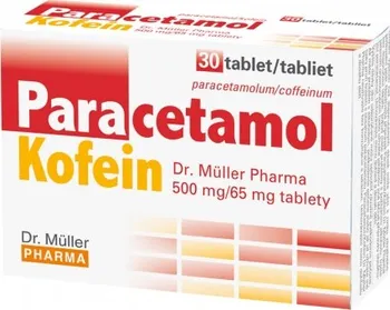 Lék na bolest, zánět a horečku Paracetamol Kofein 500 mg