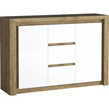 Komoda Komoda kombinovaná dub ribbeck/bílá LIVINIO L-7