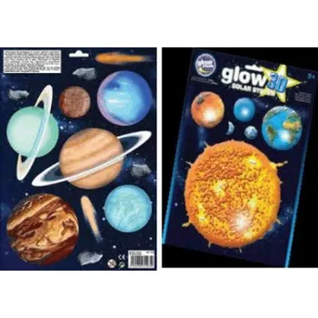 Sada nářadí PRIME GLOW samolepící sluneční soustava 18 kusů