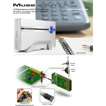 Pouzdro na externí pevný disk THERMALTAKE A2319 Externí hliníkový box pro 3.5 SATA hardisky