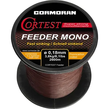 Cormoran Vlasec Cortest Feeder Mono 0,18mm - 0,22mm (1700m - 2600m) Průměr-Nosnost: 0,22mm 5,2kg 1700m