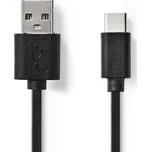 USB 2.0 kabel | Typ-C Zástrčka – A Zástrčka | 3 m | Černá barva