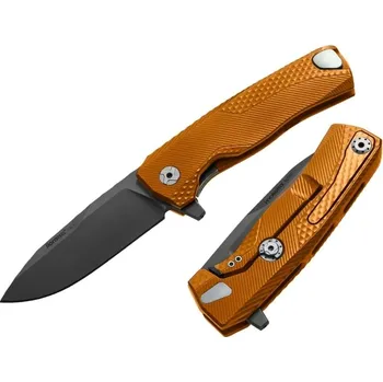 kapesní nůž Zavírací nůž Lionsteel ROK Aluminum Orange handle black blade