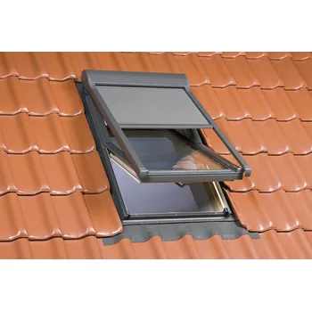 Okno Markýza FAKRO AMZ Z-Wave I Rozměry oken: 02 55x98 cm, Barva rolety: modrá (090)