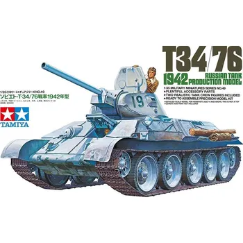 Tamiya T34/76 1942 1:35 Plastikový model Tamiya T34/76 1942 1:35