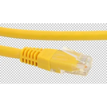 Počítačové chlazení PRIMECOOLER patchkabel RJ45 1m CAT5E UTP26# CCA yellow
