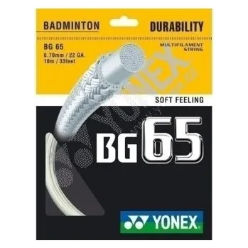 Sport Yonex BG 65 10m, Barva Bílá
