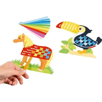 Goki Papírový set k dotvoření - zvířátka