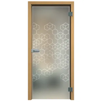 Interiérové dveře Celoskleněné dveře do pouzdra - M238S Průchozí šířka (cm): 80, Průchozí výška (cm): 197