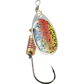 Umělá nástraha DAM EFFZETT rotační třpytka Einfachh - Rainbow trout Velikost: 2, váha 4g