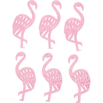 Plameňák dřevěný 6 cm, 6 ks 4191