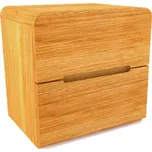 Dřevěný noční stolek z masivu LAGO - masiv Buk nebo Dub v kombinaci s masivní bukovou nebo dubovou dýhou