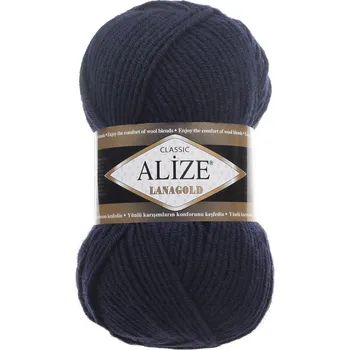 Galanterie Alize Lanagold classic 58 tmavě modrá