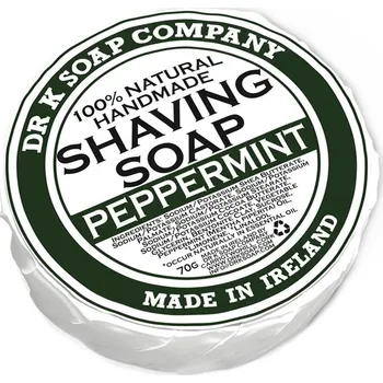 Péče o vousy Mýdlo na holení DR K SOAP COMPANY Shaving soap Peppermint 70 g