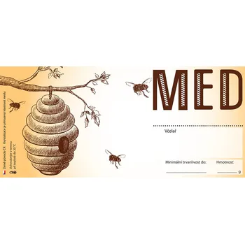 JaHan Etiketa MED - obecná, typ 6