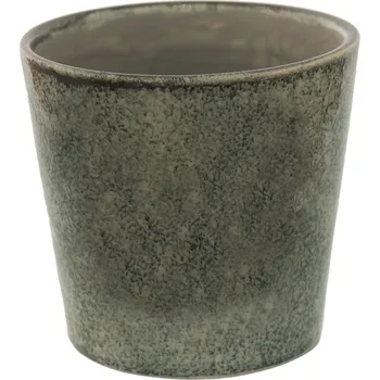 Květináč Zelený dekorační obal na květináč Mion S - Ø 12*10 cm