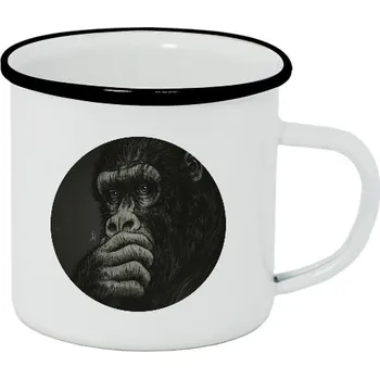 Plecháček - smaltový lem s potiskem Big Ape XI" Plecháček