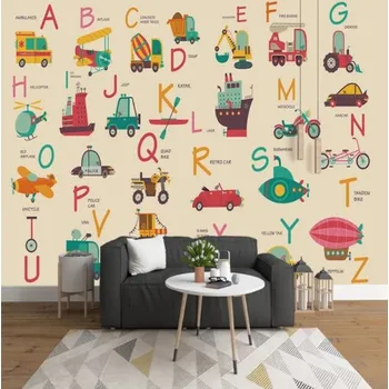 Fototapeta Solution Media 3D tapety - Abeceda MU4178 4 - Slámová textura - Vliesová tapeta - 300g/m2