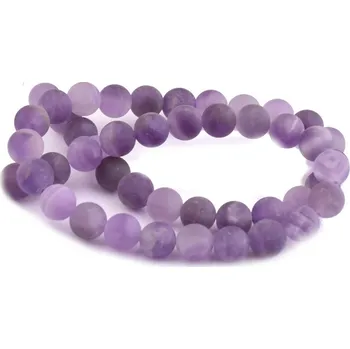 Drahý kámen Ametyst matný 8mm