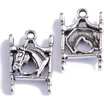 Přívěsek Přívěsek KOŇSKÁ HLAVA,15x25mm, 2ks