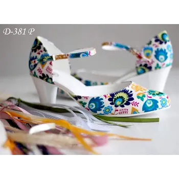 Dámské lodičky Svatební boty s folklórním vzorem Velikost obuvi: 34