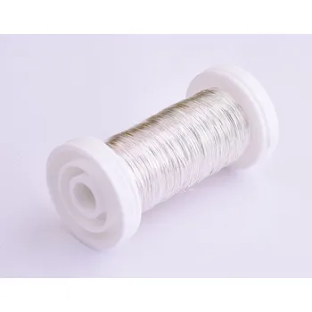 Hobby drát Postříbřený drát 0,2mm, 50g