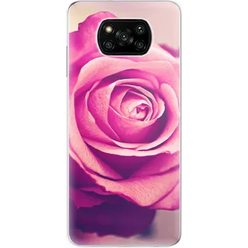 Pouzdro na mobilní telefon Odolné silikonové pouzdro iSaprio - Pink Rose - Xiaomi Poco X3 Pro / X3 NFC