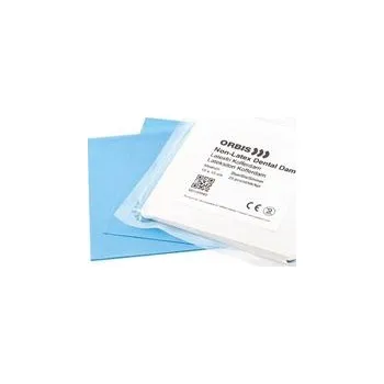 ORBIS kofferdam bez latexu, modrý 15x15cm 20 kusů