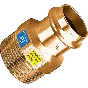 Vodovodní potrubí FRABOPRESS - přechod vnější 22 mm x 3/4&quot; FP.8243.2220