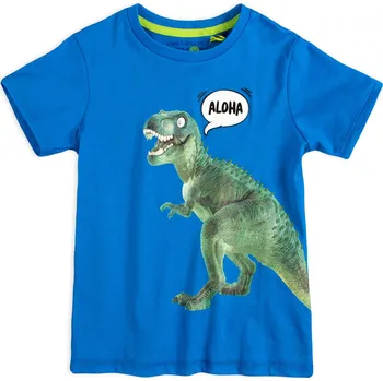 Chlapecké tričko Chlapecké tričko z BIO bavlny LEMON BERET T-REX modré Velikost: 104