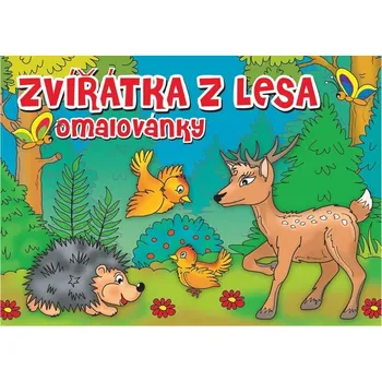 omalovánky Zvířátka v lese - Almatyne (2021, měkká)