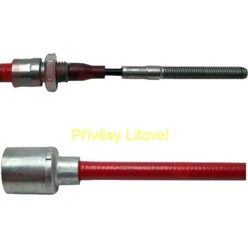 Přívěs k motorovému vozidlu Lanovod brzdový AL-KO Profi Long life 770/980 mm, závit M8